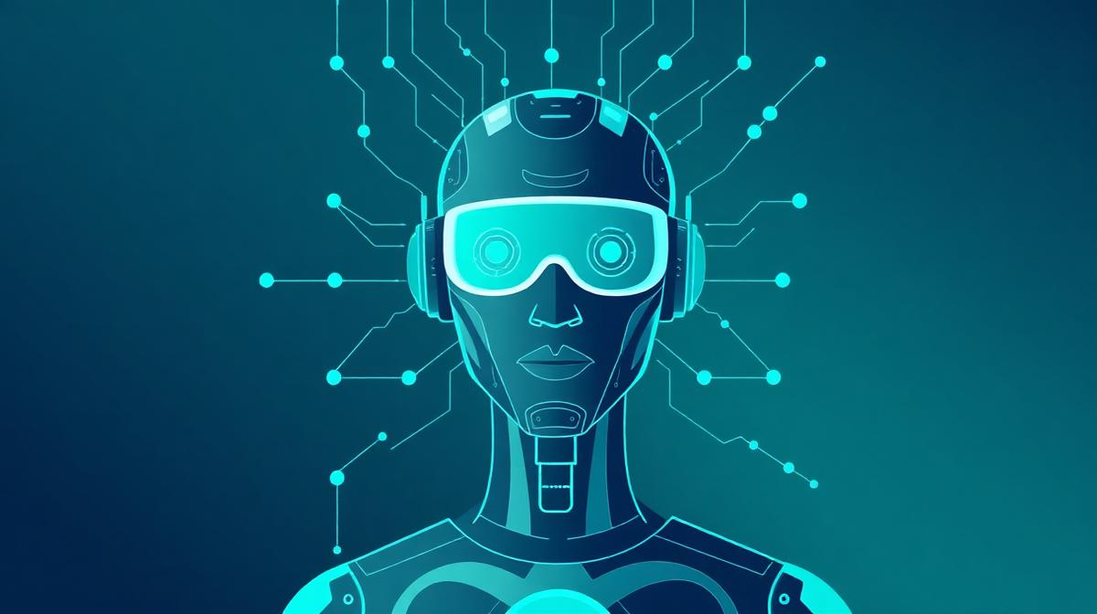 Custom AI agent being built with neural network connections