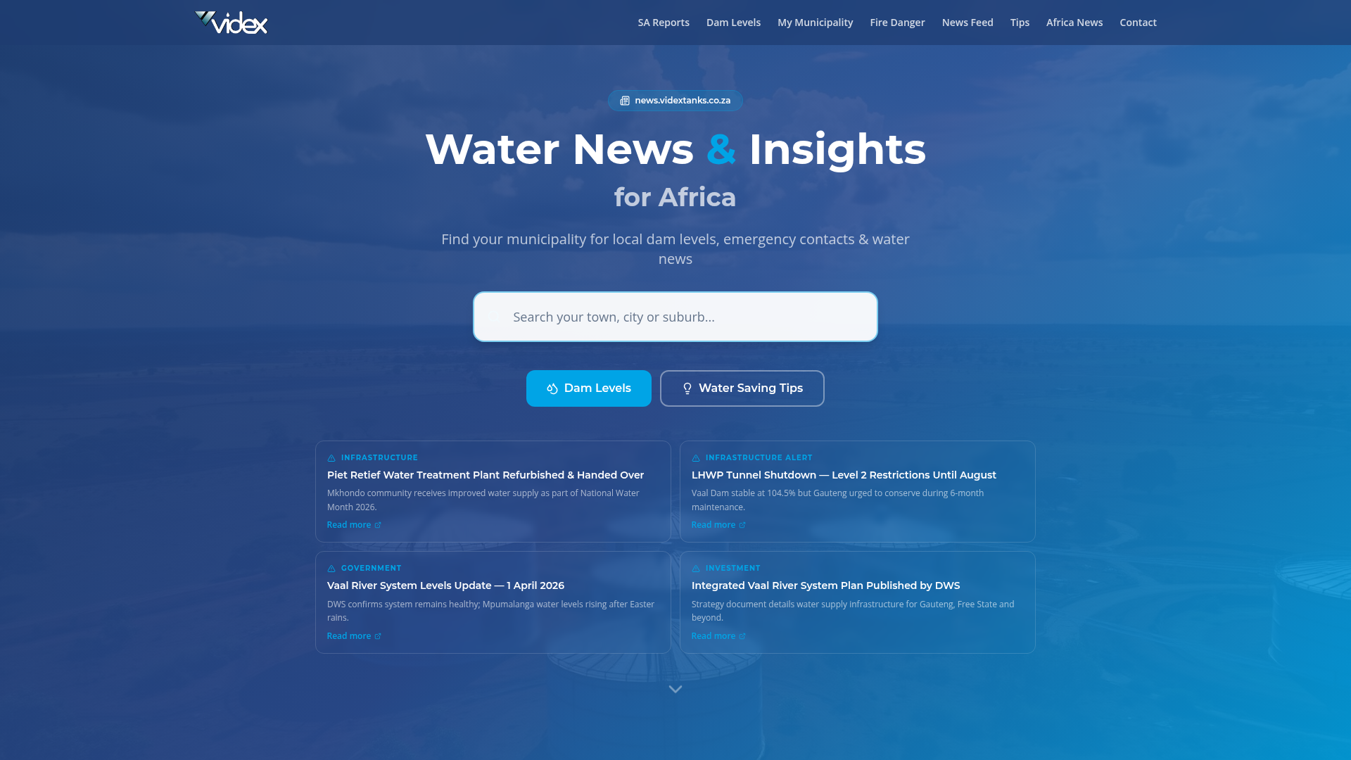 Videx website by Bundle Box